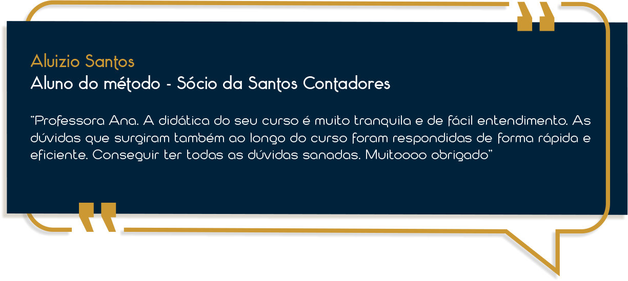 Depoimento de quem fez o curso: Aluizio Santos